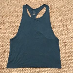 Aerie Offline Blue Racerback Workout Tank